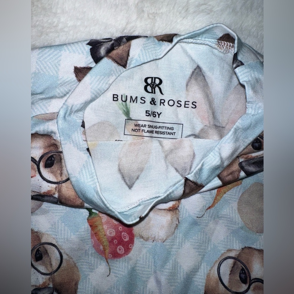 Bums & Roses Bamboo Pj Set - Picture 4 of 4